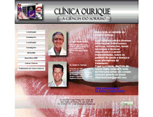 Tablet Screenshot of clinicaourique.net